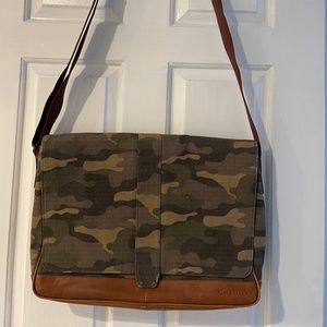 Cole Haan  Madison camo messenger